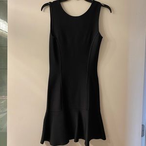 BCBG bodycon with flaired bottom and scoop back